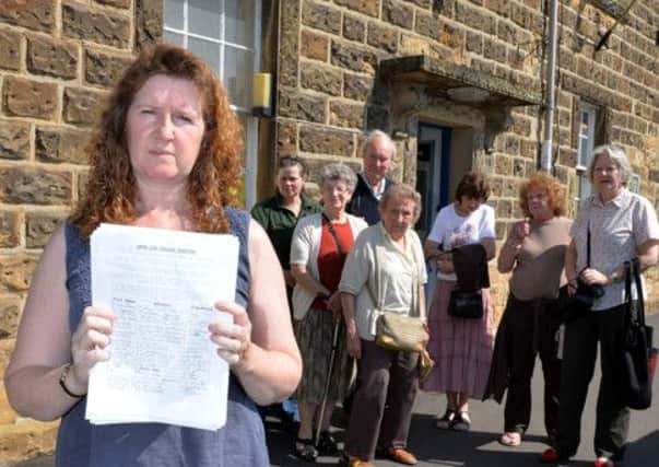 A petition has been started to save Bakewell Police Station which is under threat of closure, pictured is Sandra Wetton