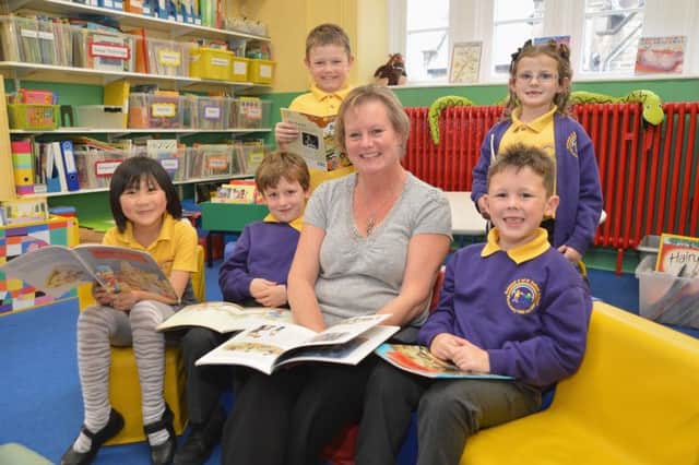 Bakewell Infants, head Tricia Outram with year two