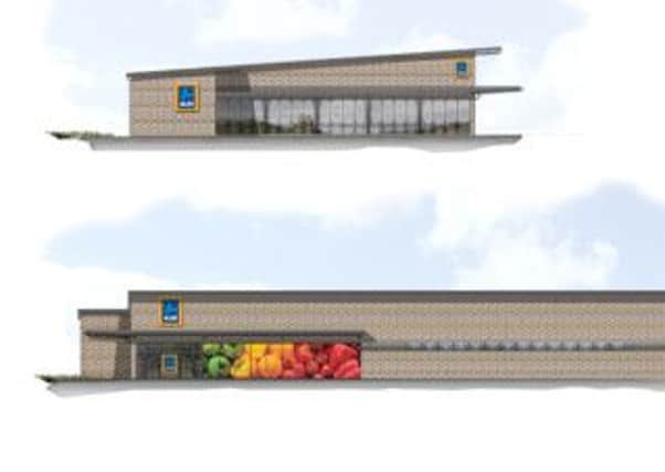 Current proposals for the Aldi in Bakewell.
