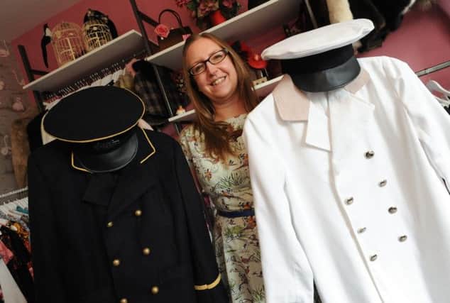 Bella Figura have made multiple costumes for The London Transport Museum. Pictured are sister co-owners, Teresa Whittaker (brunette) and Suzanne Whittaker (blonde).
