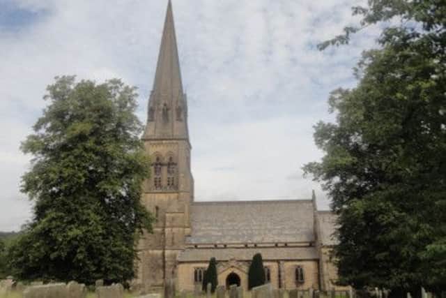 St Peter's Church in Edensor. Picture from English Heritage.