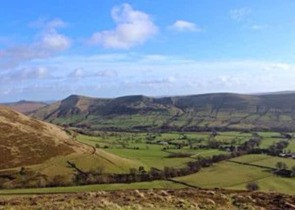 The Great Ridge in the Hope Valley, stretching between Mam Tor and Lose Hill, taken by Colin Lee.