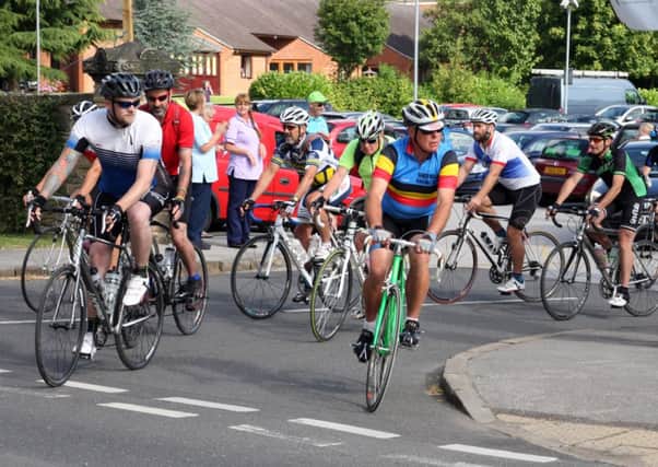Flagg Challenge riders during the 2014 Ashgate Hospice event.