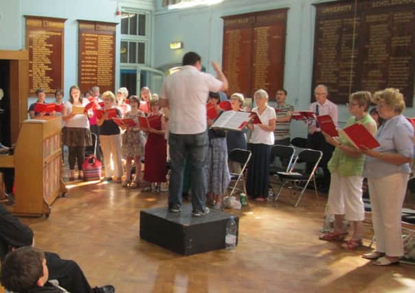 Come and Sing Day, organised by Belper Singers