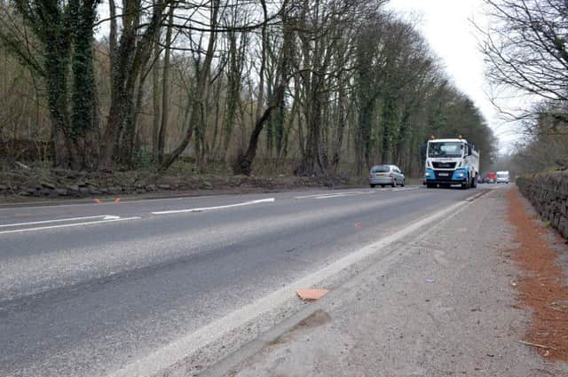 Scene of fatal road accident on A6 near Ambergate