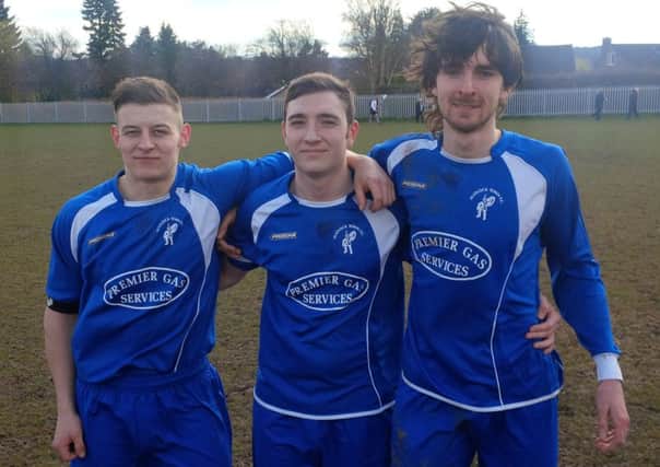 The Matlock CFA scorers from their game at Chesterfield Town on Saturday.