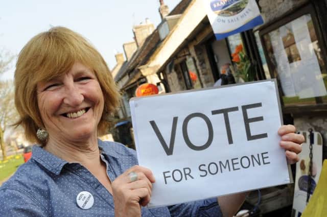 Rosie Ford who has launched a 'Vote for Someone' campaign.