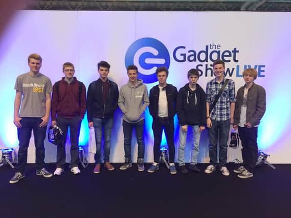 Highfields students visit Gadget Show