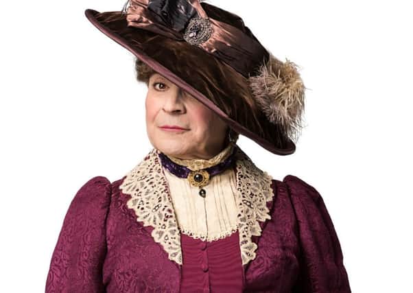 David Suchet as Lady Bracknell in the Importance of Being Earnest