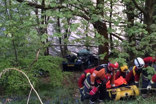 Picture posted on Derbyshire fire service's twitter - @DerbyshireFRS