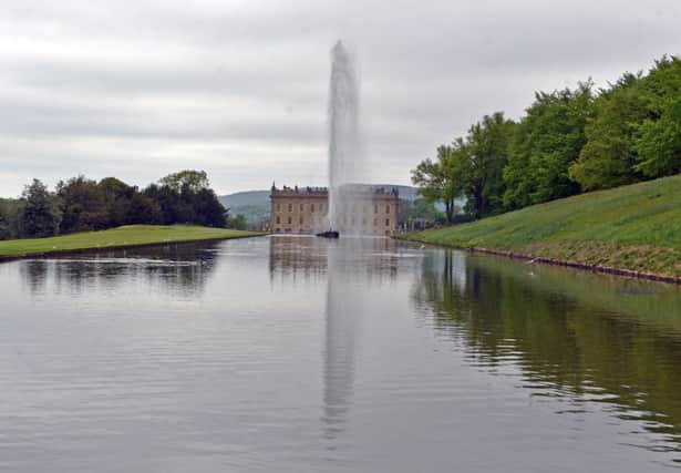 Chatsworth Emperor fountain turned upto 200ft.