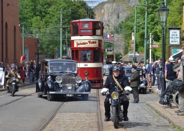 Crich Tramway Village holds a World War Two event.