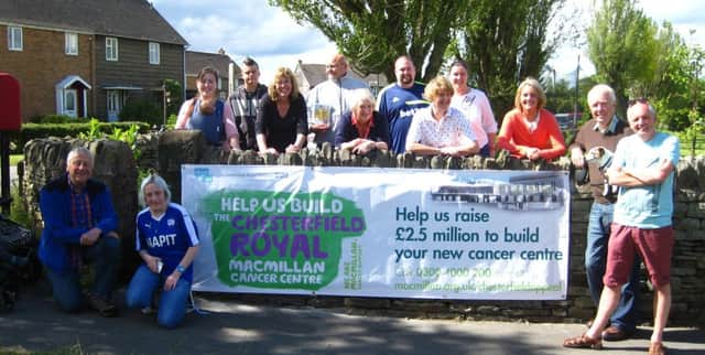 Fundraisers and members of the Cutthorpe Festival