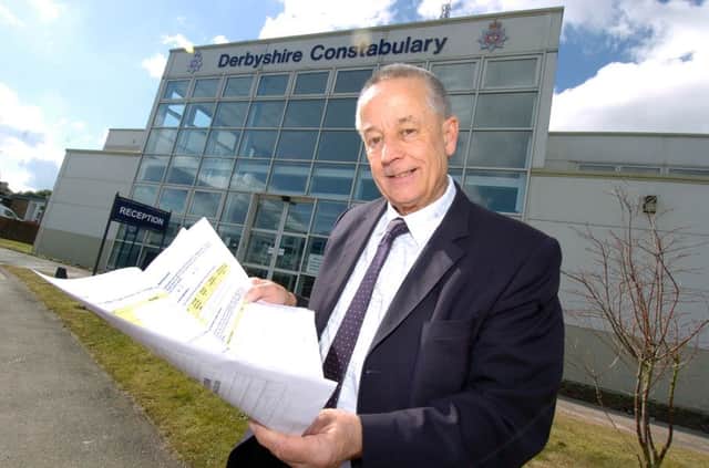 Derbyshire's Police and Crime Commissioner Alan Charles.