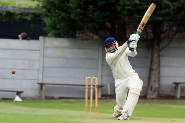 Langley Mill batsman Sajendra Thimal.