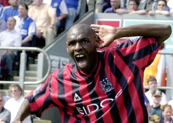 Shaun Goater in his Manchester City playing days.