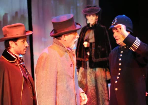 Sam Clemens and George Telfer in Sherlock Holmes & The Ripper Murders at Buxton Opera House from August 24 to 26.