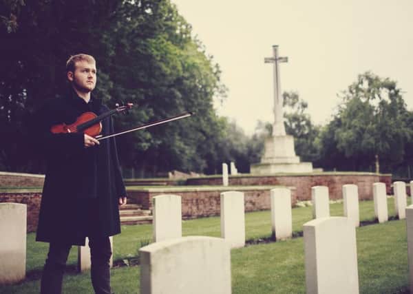 Sam Sweeney's Fiddle: Made In The Great War at Buxton's Pavilion Arts Centre on Monday, September 14.
