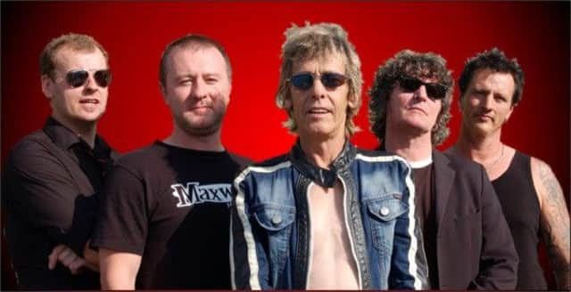 Eddie and the Hot Rods play Whitwell Festival.