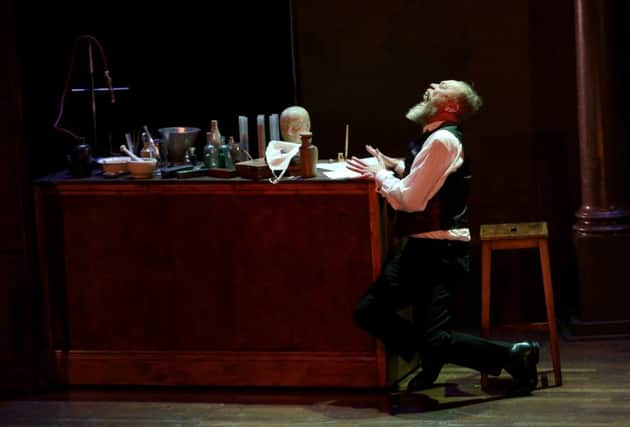 Robert Laughlin as Dr Jekyll in Jekyll and Hyde at Chesterfield's Pomegranate Theatre