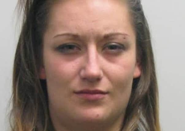 Pictured is Katie May Boulton, 22, of Olympian Way, Darley Dale, Matlock, who was jailed for 16 weeks after a drink-driving offence during Eyam Carnival.
