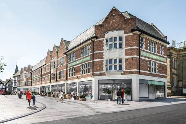 An artist impression of how the Co-op will look, if plans are approved.