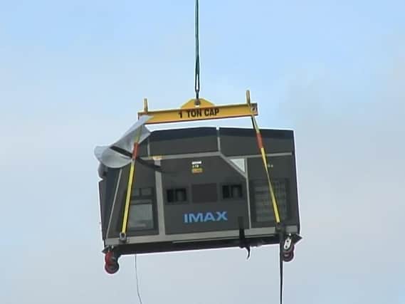 Cineworld Sheffield takes delivery of the new IMAX with laser projectors.