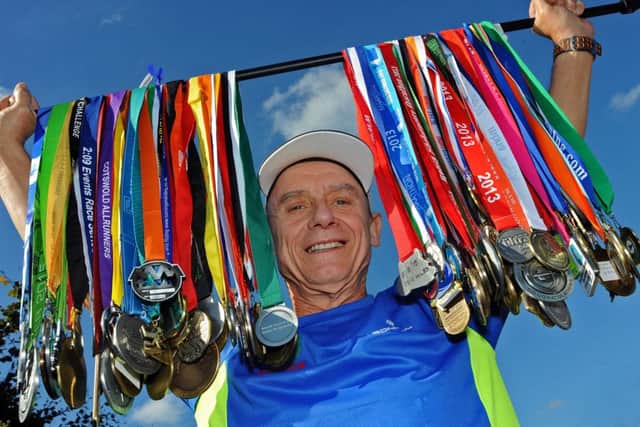 Marathon runner, Bill Mitchell.
