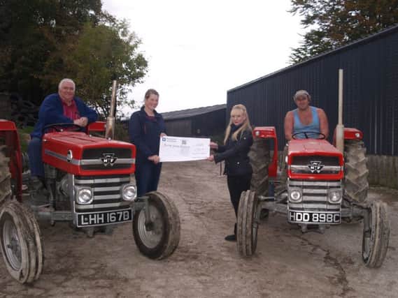 Over 80 tractors turned out to run approximately 30 miles around the Peak District as part of The Flatt Farm Tractor Run which raised a fantastic £1813.52 for Blythe House Hospice and Ashgate Hospice.
