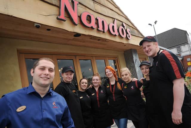 Employees at Chesterfield Nando's