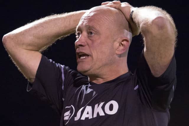 Nicky Law can't hide his frustration after the Reds are knocked out of the FA Cup.