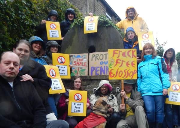 Greenpeace campaigners want to keep the Peak District National Park a frack free zone.