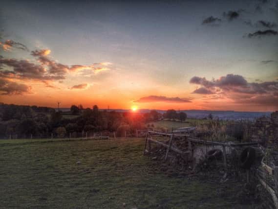 Mark Heardman captured this photo of the sunset taken from Lower Pilsley.