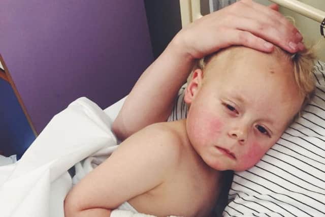 Mum Elysia Downings, 28, said it's the "best feeling in the world" after her two-year-old son Oscar survived a meningitis scare.