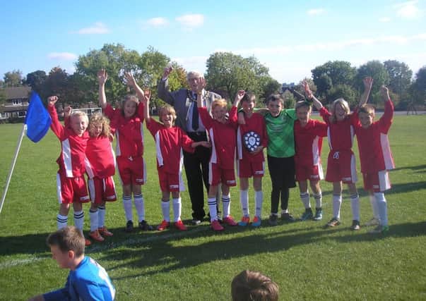Matlock All Saints B Team won the Fairtrade Football Tournament