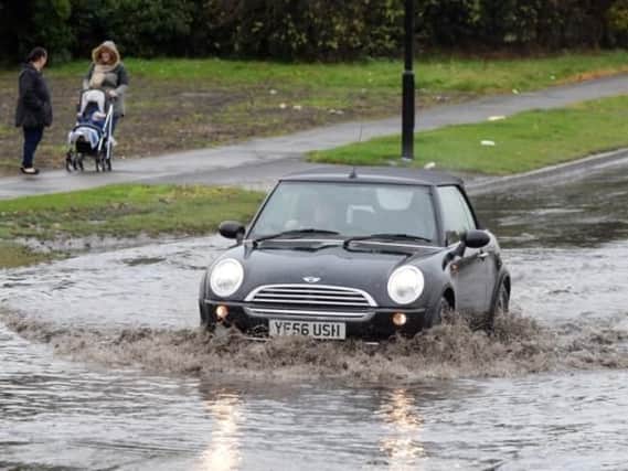 Flood warning in Derbyshire