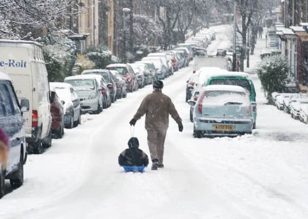 Potentially disruptive snow is on the way, experts say. Stock picture.
