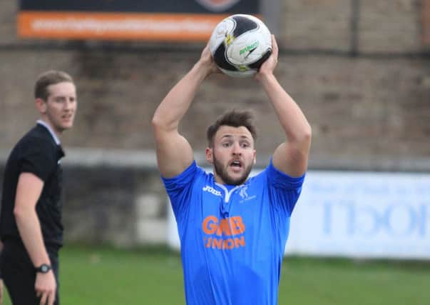 Micky Harcourt is one of a number of Matlock Town players who may be missing on Saturday.
