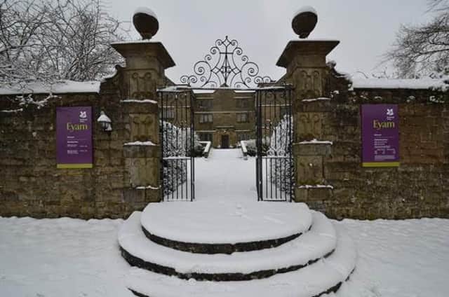The first festive food market at Eyam Hall will take place this weekend.