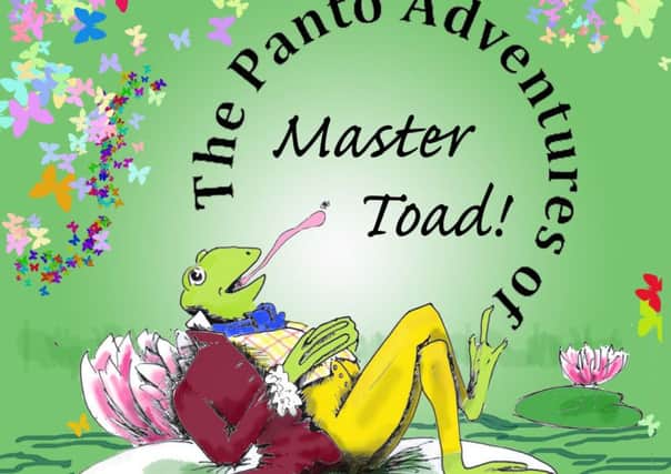 The Panto Adventures of Mrs Toad will be performed at Baslow Village Hall