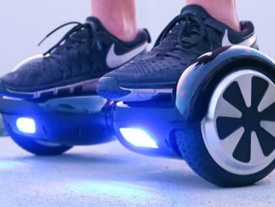 An exmple of a self-balancing scooter known as a 'Hoverboard' (Stock photo. Source: YouTube).