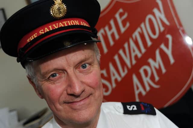 Ray Baynes who runs the Chesterfield branch of the Salvation Army.
