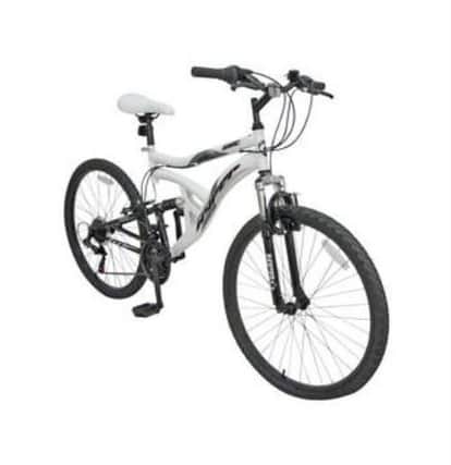 A white 18 speed Hyper Havoc bicycle was taken in a burglary at a house on Conway Street, Long Eaton in Derbyshire