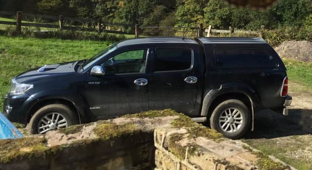 This car was stolen with a dog inside from Whatstandwell in Derbyshire