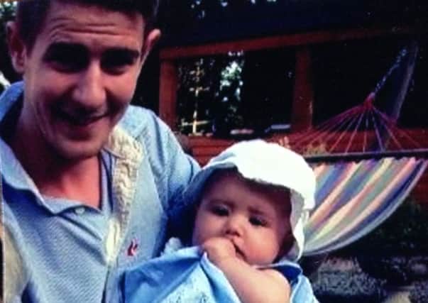 Sam Moorhouse, 27, with daughter Darcy, 3.