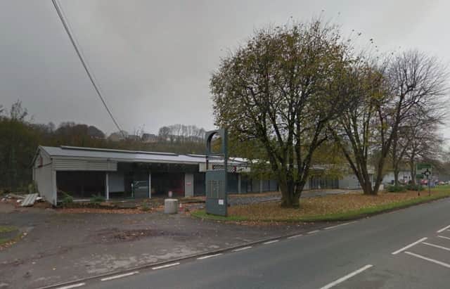 The former MOT centre and car wash site on Bakewell Road, Matlock, which will be home to a new McDonalds.
