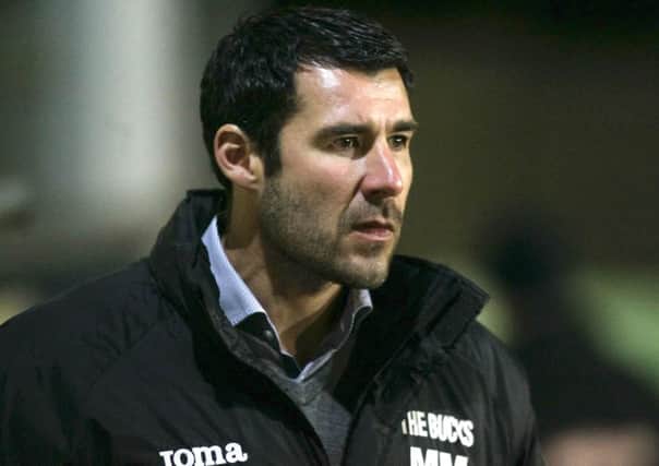 Buxton manager Martin McIntosh -Pic by: Richard Parkes