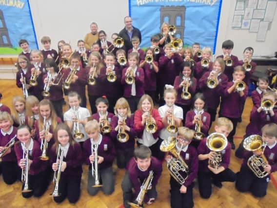 Musical youngsters at Harpur Hill Primary School.