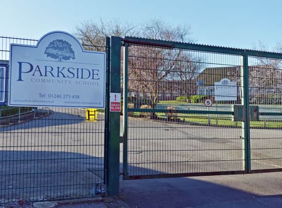 Teacher suspended from Chesterfield Parkside community school.