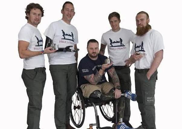 Help for Heroes t-shirts will be on sale at Debenhams Chesterfield in March.